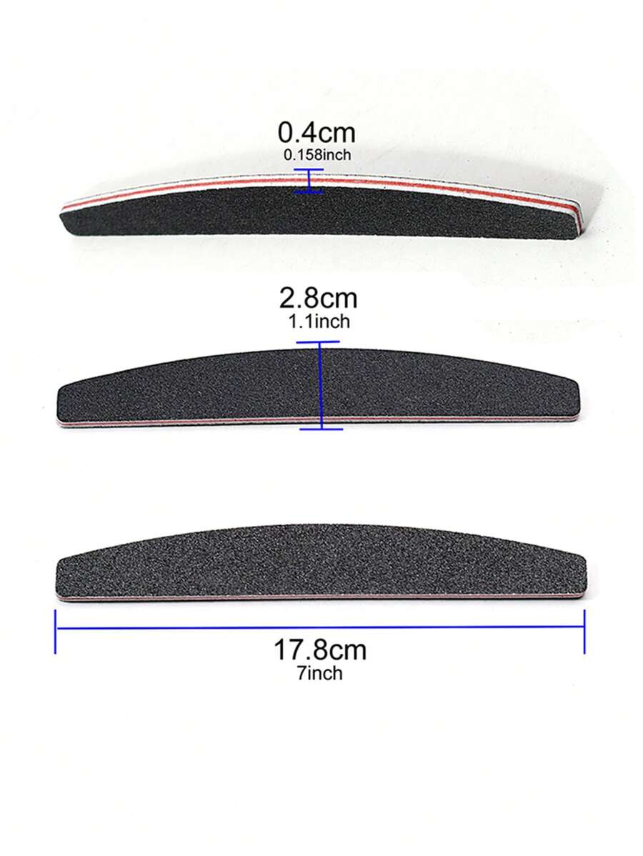 10pcs 100/180 Grit Nail Files Double Sided Emery Board Washable Emery Boards Reusable Nail Buffers Manicure Tools For Natural Nails Acrylic Nails Home And Salon Use,Nail Supplies,Nail Tools,Nail Art Tools,Back To School,Nails,Nail Tools For Press On Nails