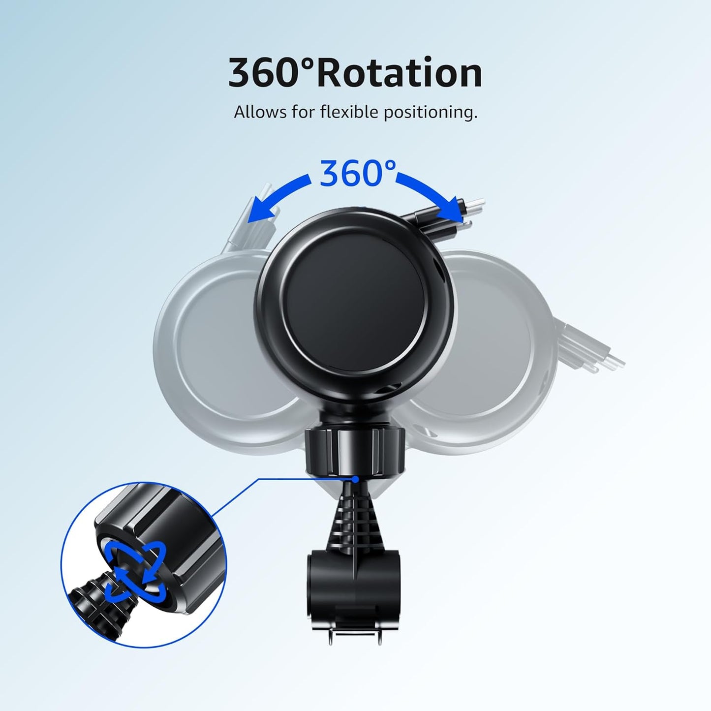 SUPERLIT 3-in-1 Retractable Backseat Charging Station Box – Fast Car Charger for All Phones (iPhone, Samsung, Android) – Headrest Mount for Uber, Lyft, Turo, Taxi, Rideshare Drivers