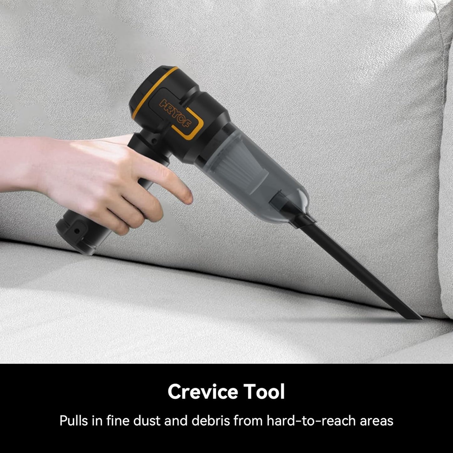 Handheld Vacuum,Car Vacuum Cleaner,4-in-1 20000PA High Power Portable Rechargeable Vacuum Cleaner with Brushless Motor, Small Handheld Vacuum & Air Blower & Pump-Black